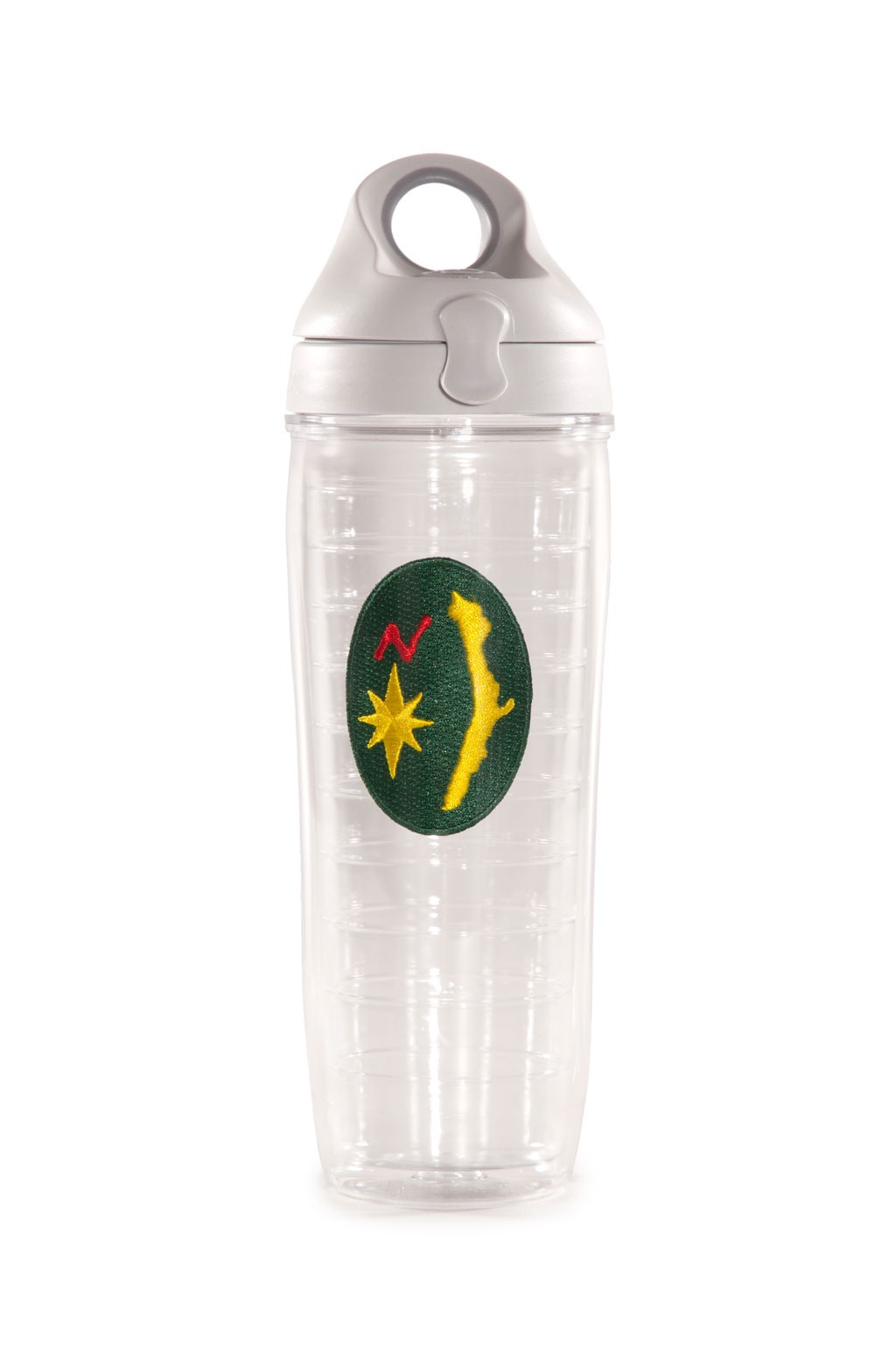 Island Logo Sport Bottle 24oz - Green/Yellow