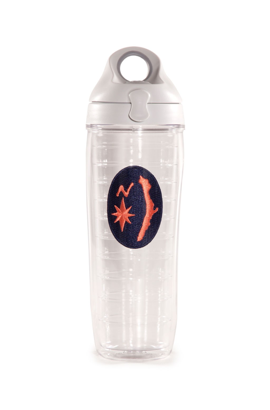 Island Logo Sport Bottle 24 oz - Navy/Red