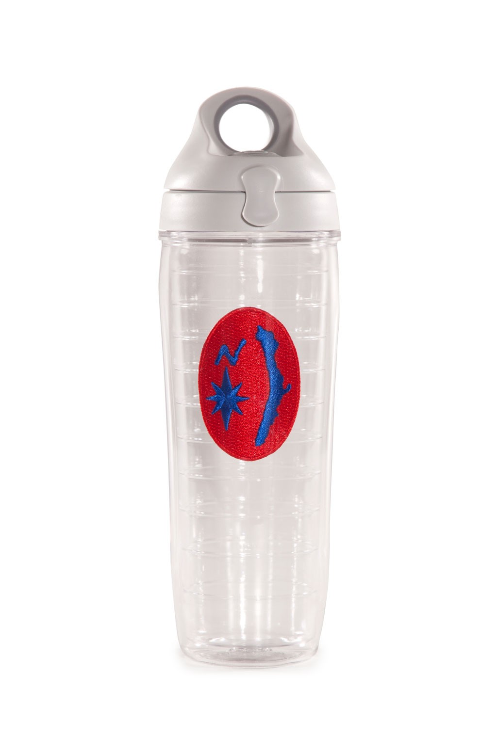 Island Logo Sport Bottle 24oz - Red/Blue