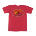 Boca Grande Outfitters Kids Short Sleeved Fly Logo T-Shirt - Poppy