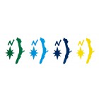 Island Logo Euro Sticker