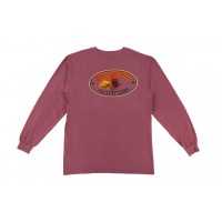 Boca Grande Outfitters Long Sleeved Fly Logo T-Shirt - Red